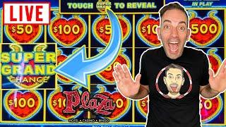 OMG! $50/BET AND HIT A SUPER GRAND JACKPOT CHANCE LIVE!!