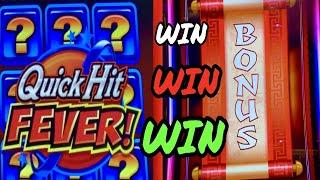QUICK HIT SLOTS! MAX BET! ULTRA PAYS AND FEVER HIT!CASINO GAMBLING!