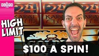 $100/Spin?! Is Brian CRAZY?!?  HIGH LIMIT  Golden Nugget   BCSlots