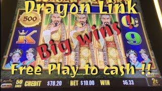 Dragon Link - $300 Free Play turned into CASH