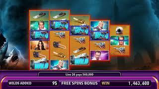 SHARKNADO 3: OH HELL NO! Video Slot Casino Game with a SHARK RAIN FREE SPIN BONUS