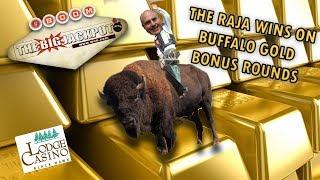BUFFALO GOLD  BONUS ROUND WINS  OVER 50 FREE GAMES! | The Big Jackpot