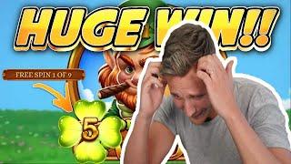 HUGE WIN!!! Leprechaun Goes Wild BIG WIN - Online Casino from Casinodaddys live stream