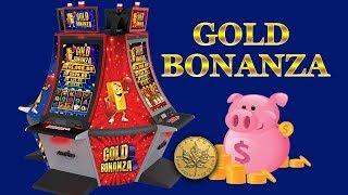 5c denom Gold Bonanza! Features, bonuses, line hits! - Slot Machine Bonus