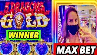 MAX BET WIN!5 DRAGONS GOLD SLOT! WITH HOT SLOT SALLY HO CHUNK GAMING MADISON!