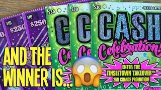 NO WAY! $30 Cash Celebration! vs $10 Cash Celebration  $180 TEXAS LOTTERY Scratch Offs
