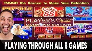 $500 on all 6 Games of Player's World  Diamond Edition