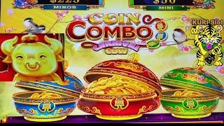 ALL THE POTS HAVE OPENED !!COIN COMBO Carnival Cow Slot (SG) $125 Free Play栗スロ Yaamava'