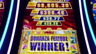 INSANE Double Jackpot trigger! Bonus Gold Bonanza Aristocrat slot machine Pokie Free Spins bonus