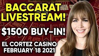 LIVE: Baccarat!! $1500 Buy-in!
