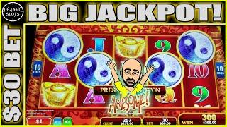 4 COIN TRIGGER PAYS BIG JACKPOT! MOST RETRIGGERS WE EVER GOT ON RED FORTUNE HIGH LIMIT SLOTS
