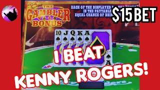I Beat Kenny Rogers at Poker and Won Big in the High Limit Room!