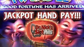 **3RD JACKPOT HAND PAY ON CARNIVAL CONQUEST!!!** Fu Dao Le Slot Machine