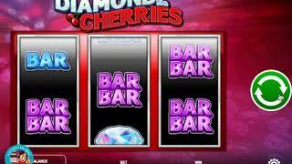 DIAMONDS CHERRIES Slot Machine GAMEPLAY  RIVAL GAMING   PLAYSLOTS4REALMONEY