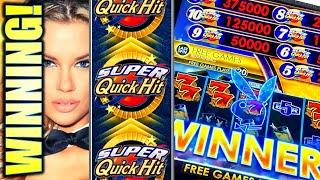SUPER QUICK HIT $5.00 MAX BET SUNSET SAPPHIRES PLAYBOY Slot Machine (SG)