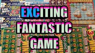 FANTASTIC Game.£36.00..True Excitement..at a MISERABLE  Time in Life. £5-£3-£2-£1 Scratchcards
