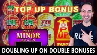 DOUBLING UP on the TOP-UP Bonus  MINOR Progressive Win