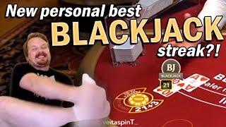 Blackjack Winning Streak - THE ROLL IS REAL!!