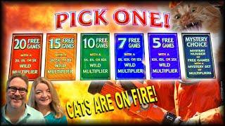 THESE CATS ARE ON FIRE! (SLOT PLAY)