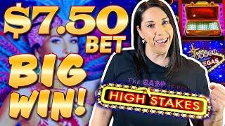 This BIG BET was on fire !! BIG WIN on HIGH LIMIT Lightning Link !!