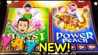 NEW SLOT!  Big Wins on High Limit Epic Fortunes Power Peach