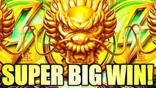 SUPER BIG WIN! BOOSTED ON MY 1ST SPIN!! WONDER 4 BOOST GOLD  5 DRAGONS Slot Machine (ARISTOCRAT)