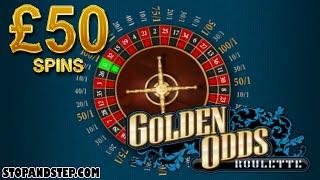 Golden Odds Roulette £50 SPINS!!