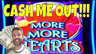 CASH ME OUT EPISODE 15!!  5x$20  GOLDFISH 2  TOP DOLLAR  MORE MORE HEARTS SLOT MACHINE WINS!