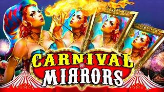 OVER 300X WIN! Carnival of Mirrors Slot - INCREDIBLE RETRIGGER BONUS!