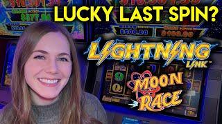 Lightning Link Moon Race Slot Machine! Lucky Last Spin Bonus?