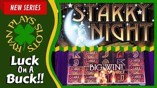 Starry Night Slot Machine • Luck On A Buck Series • Ryan Plays Slots