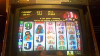 Aristocrat Roll Up Roll Up Circus slot machine bonus round $5 max bet #2