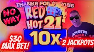 2 Handpay JACKPOTS On High Limit Red Hot 21 Slot Machine ! Slot Machine Jackpot | SE-8 | EP-3