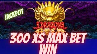 my MAX Bet JACKPOT at the Casino! 5 Dragons Gold is the DREAM MACHINE!