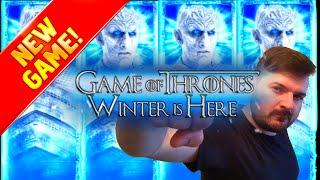 FIRST TO YOUTUBE! NEW GAME!  Game of Thrones Winter is Here Slot Machine