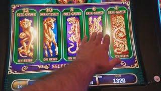 Tree of Wealth Slot Machine Bonus Won ! Live Slot Play
