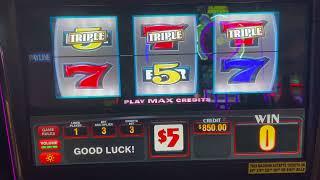 Double Diamond Deluxe - Triple Gold Bars - Old School High Limit Slot Play