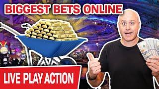 You Will NOT SEE BIGGER LIVE SLOT BETS On YouTube  Go BIG or Go BUST