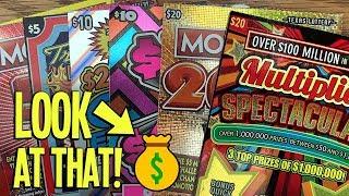 LOOK AT THAT! $20 MONOPOLY 200X + $20 Multiplier Spectacular!  $90 TX Lottery Scratch Offs