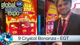 9 Crystal Bonanza Slot Machine by EGT at #G2E2022