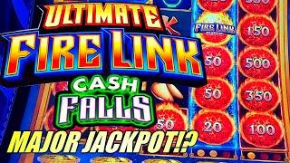 MAJOR JACKPOT!!?   NEW ULTIMATE FIRE LINK CASH FALLS Slot Machine (LIGHT & WONDER)