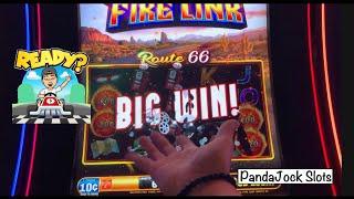 I landed the bonus as soon as I increased my bet! Ultimate Fire Link, Route 66