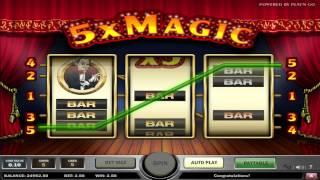 5x Magic slot game by Play'n Go | Gameplay video by Slotozilla