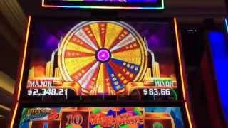 Super Wheel Spin Slot Machine - Nice Win with Progressive!
