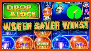 DROP & LOCK WAGER SAVER PAYS OFF!!  LIVE CASINO PLAY FROM LAS VEGAS  BONUSES & MORE!
