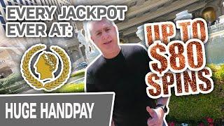 CAESARS PALACE SLOT COMPILATION: ALL of My Jackpots There So Far!  Ready for HUGE HANDPAYS?! |