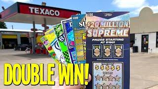 DOUBLE WIN! Playing 2 $100 LOTTERY TICKETS!!