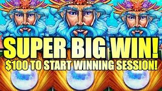 SUPER BIG WIN RUN!!  NEW! NEPTUNE’S REALM (MONEY LINK) (UP TO $7.50 BETS) Slot Machine (SG)
