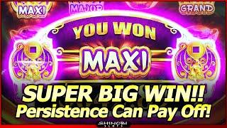 Fortune Totems Slot - MAXI Progressive!  Super Big Win in Konami Ba Fang Jin Bao slot