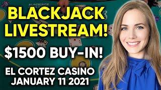 BIGGEST ACTION HAND EVER!!? LIVE!! Blackjack!! $1500 Buy-in!!